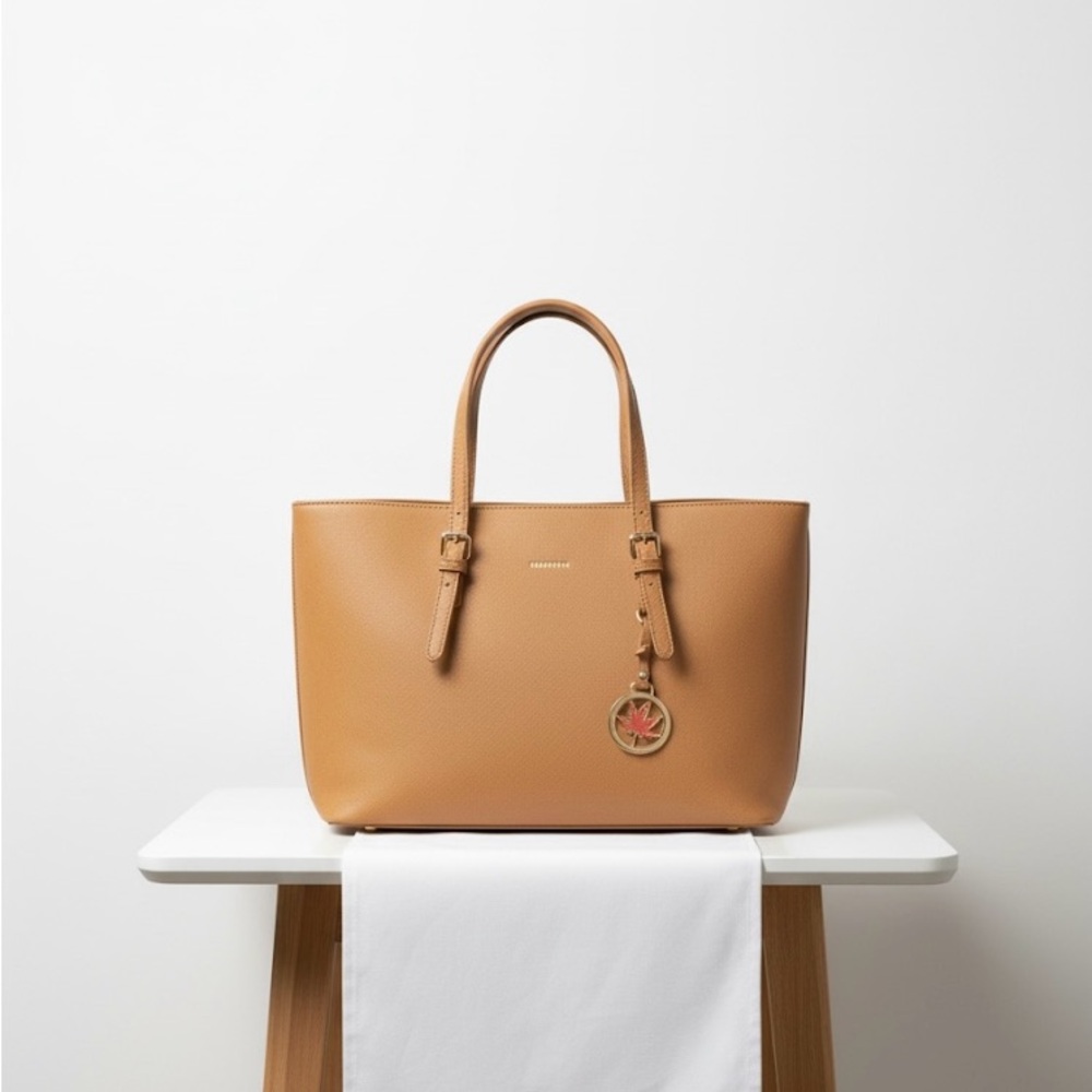 Maccinelo Elegant Tan Handbag
